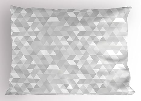 Buy Lunarable Modern Pillow Sham Geometric Design Pattern With