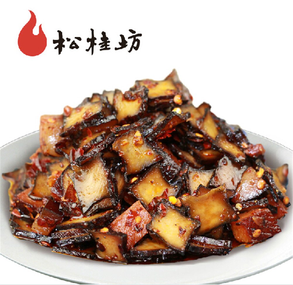 Qyz@ Chinese Leisure Snack Food:hunan Special Spicy Hot Bean Curd Cake(200g)