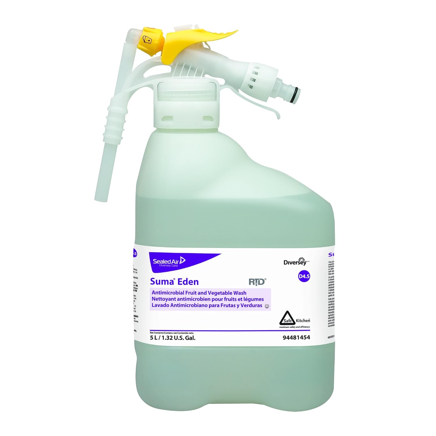 Diversey Suma Eden D4.5 Antimicrobial Fruit & Vegetable Wash (5Liter