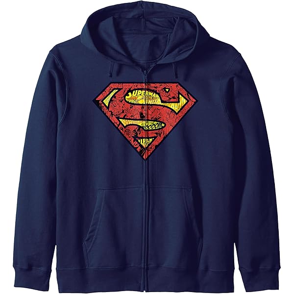 Amazon.com: SUPERMAN (2025 Movie) S-Shield Zip Hoodie : Clothing