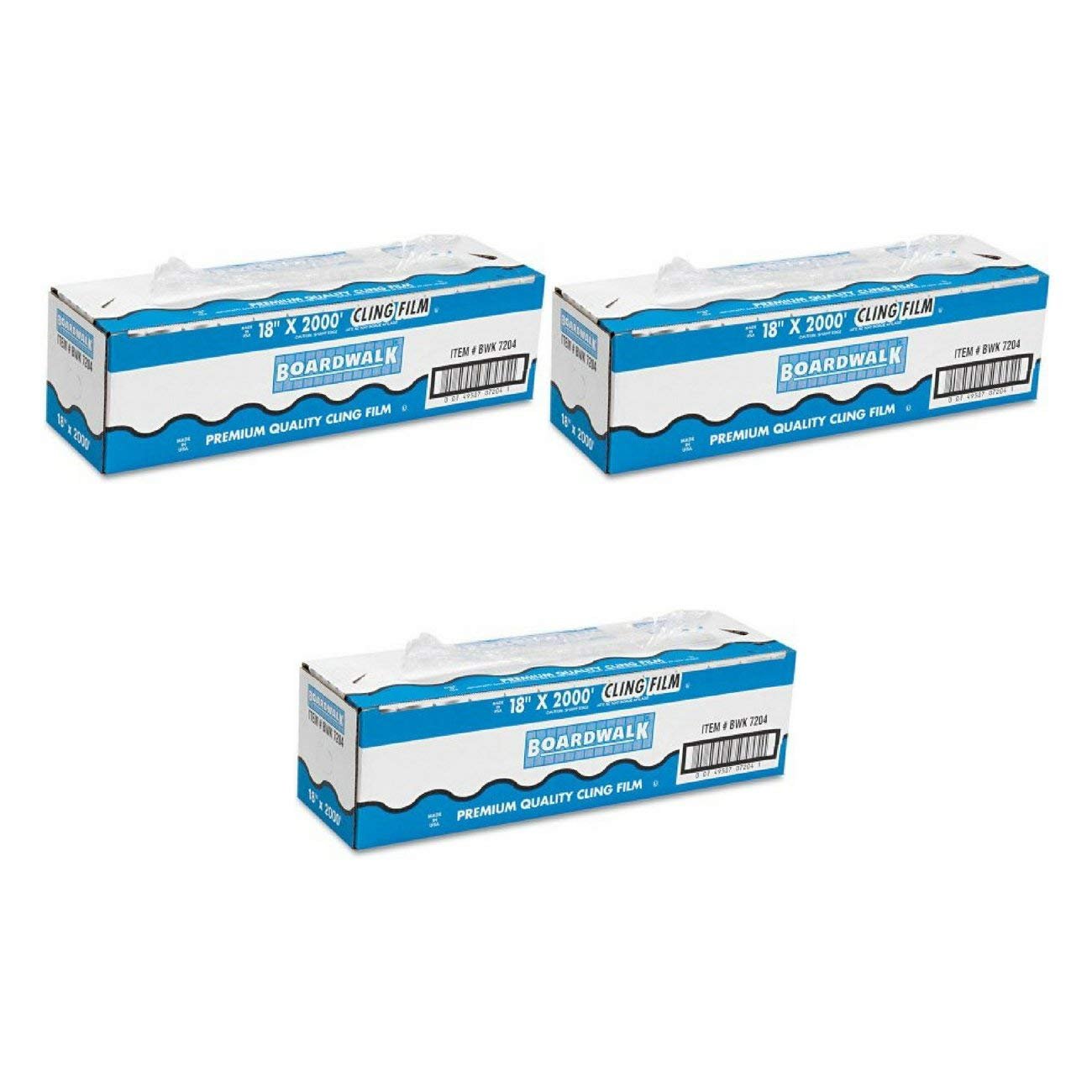 Boardwalk 7204 PVC Food Wrap Film, 18