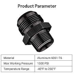 EVIL ENERGY 16AN Male Flare to 3/4" NPT Pipe