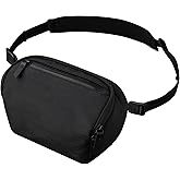 ALPAKA Vertex Pouch Mini 2L - EDC Sling Bag, Fits E-Readers and a Large Smart Phone or Small Essentials, Mens Crossbody Travel Bag, Weatherproof Black Axoflux 300D Fabric