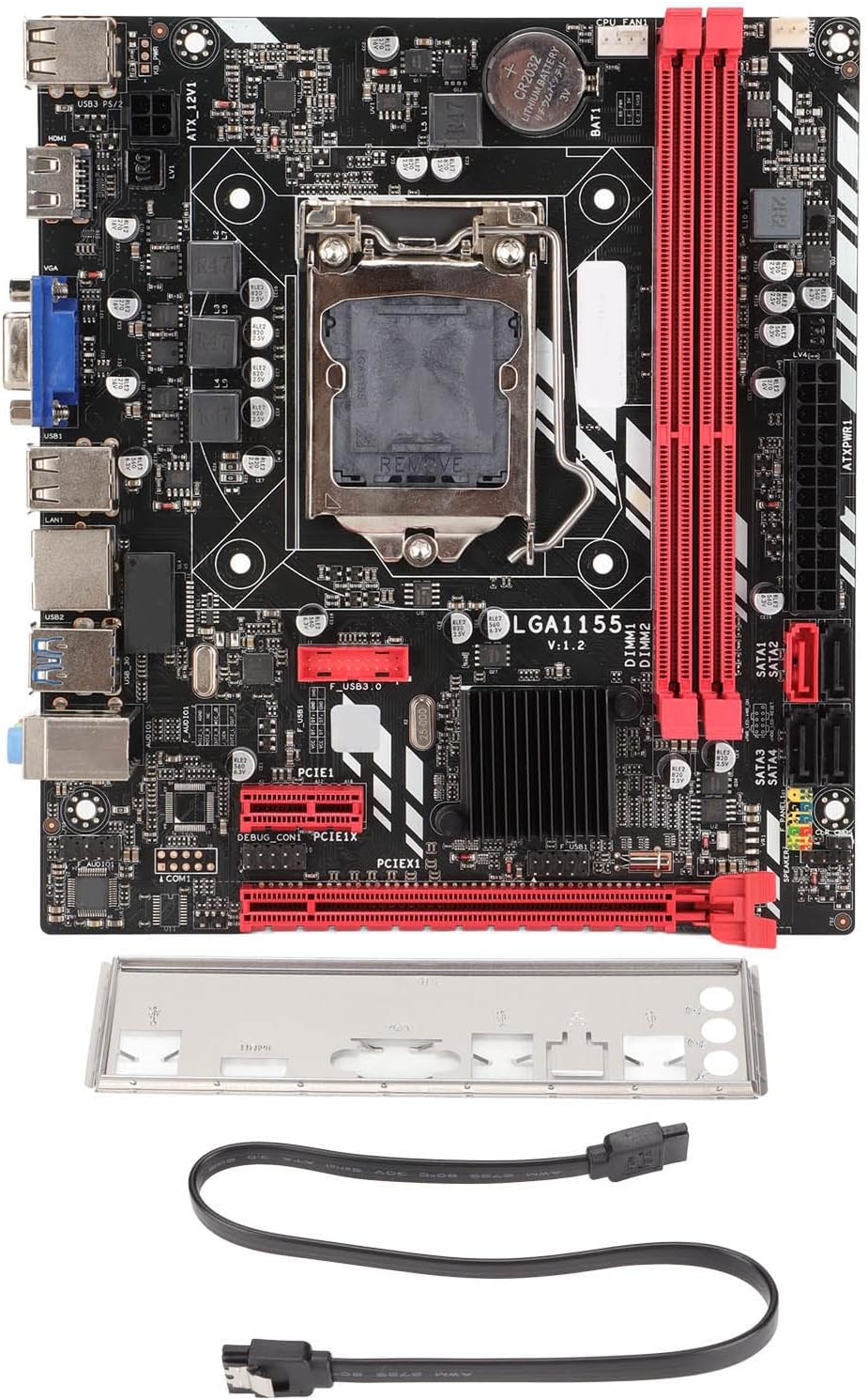 ciciglow B75M ATX Motherboard LGA 1155 DDR3 SATA3 VGA HDM 16GB PCIE