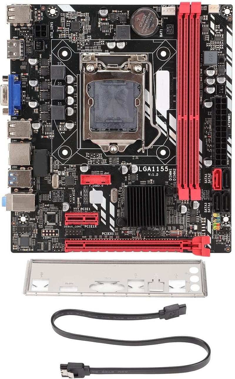 ciciglow B75M ATX Motherboard LGA 1155 DDR3 SATA3 VGA HDM 16GB PCIE