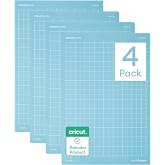 Cricut LightGrip Cutting Mat Pack (4 Count, 8.5in x 12in) | For Joy Xtra Machine - Ideal for standard paper, light cardstock &amp; more
