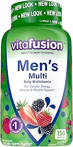 Vitafusion Multivitamin Gummy for Men, Fruit, 150 Count
