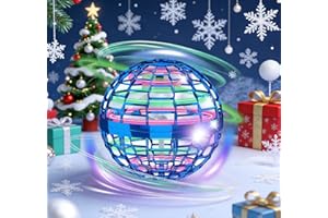GENERIC Flying Orb Ball Toys, 2025 Upgraded Toy, Hover Ball Boomerang Fly Fidget Spinner Hand Controlled Mini Drone Cosmic Globe Spinning Cool Toys for 6 7 8 9 10+ Year Old Boys Girls Teens (Blue)