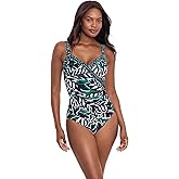Miraclesuit Women's Swimwear Sanibel Tummy Control Underwire Bra One Piece Swimsuit