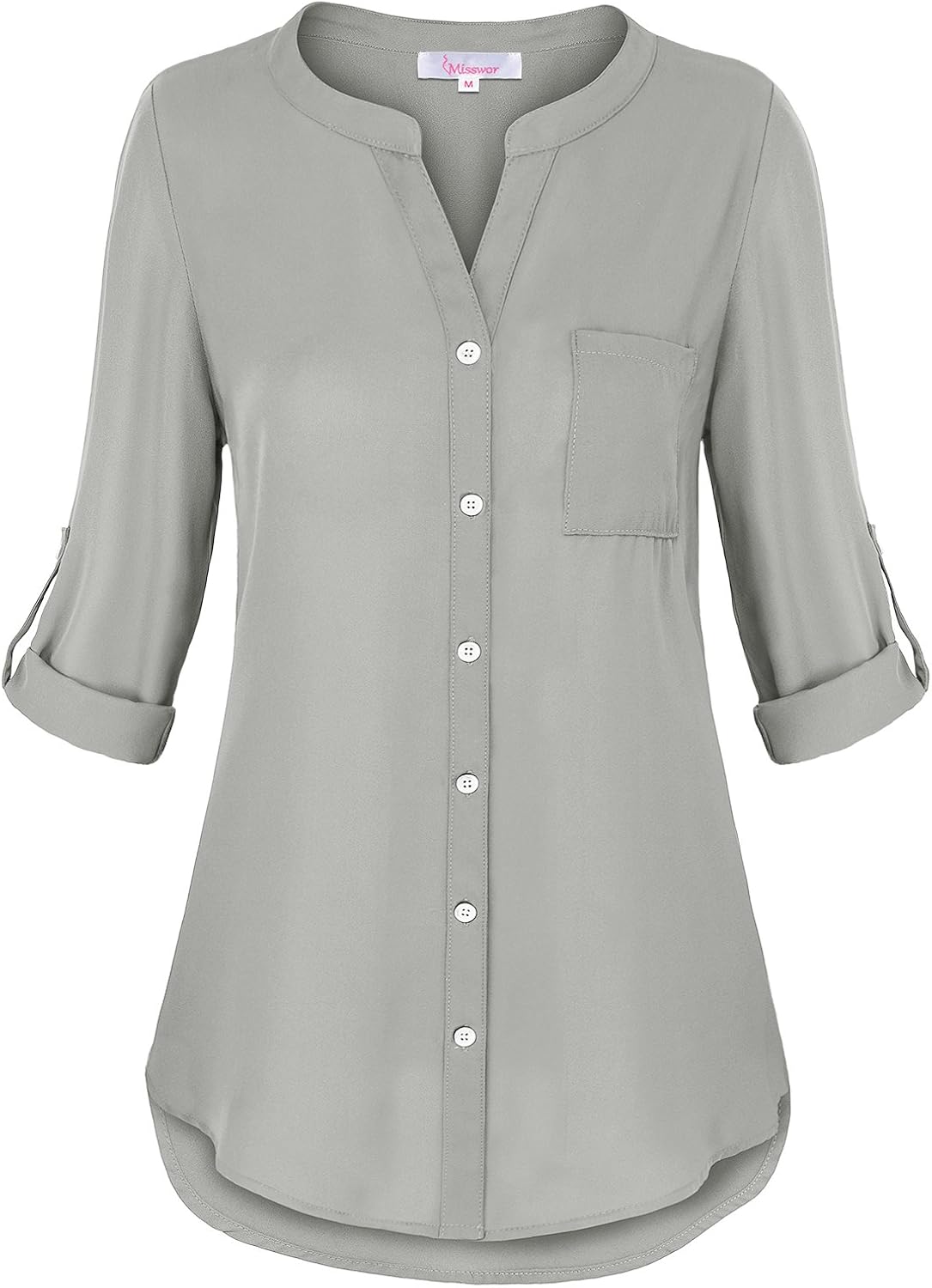 button down tunic womens