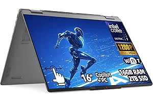 Lenovo Yoga 7 16" AI PC 2-in-1 Touch Laptop, Intel Core Ultra 7 256V, 16" WUXGA, NPU 47 Tops, 16GB LPDDR5x, 2TB SSD, Windows 