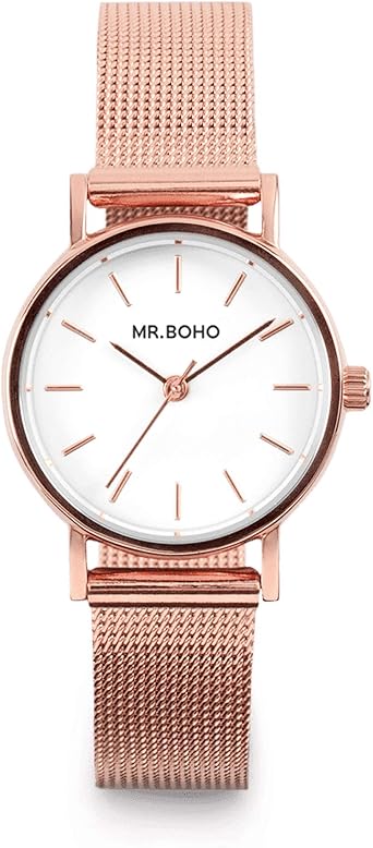 MR. BOHO Reloj Analógico para Adultos Unisex de Cuarzo ...