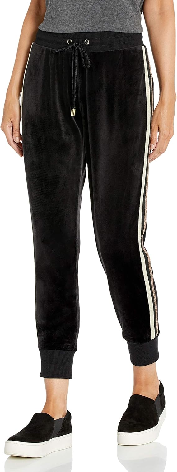 ladies side stripe joggers