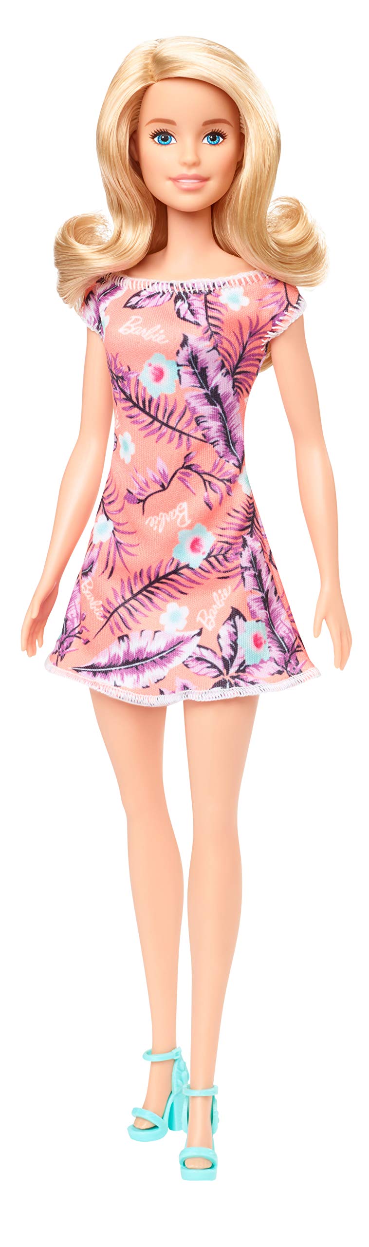 Barbie Beautiful Orange Flowery Dress by Mattel GHT24