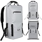 Ridgefrost 20L Dry Bag | Waterproof w/2 Compartments | Dry Bag for Beach & More | Lightweight Roll-Top & Roll-Bottom backpack