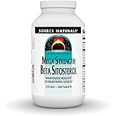 Source Naturals Mega Strength Beta Sitosterol, Plant Sourced, 375mg - 240 Tablets