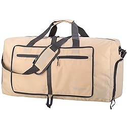 Woogwin Travel Duffel Bag Large Foldable Waterproof