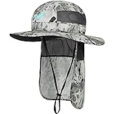 KastKing UPF 50 Boonie Hat Fishing Hat with Removable Neck Flap Sun Hats for Men