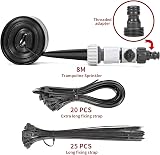 Vinsani 8M Trampoline Sprinkler Water Park Hose Adjustable Pressure view 2
