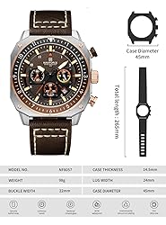 NAVIFORCE Men's Fashion Sport Watches Military