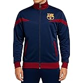 Icon Sports Officially Licensed FC Barcelona Soccer Track Jacket - Unisex Adult
