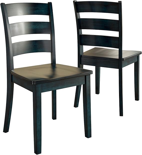 MattsGlobal Silla de Comedor con Acabado de Caucho Macizo Lexington