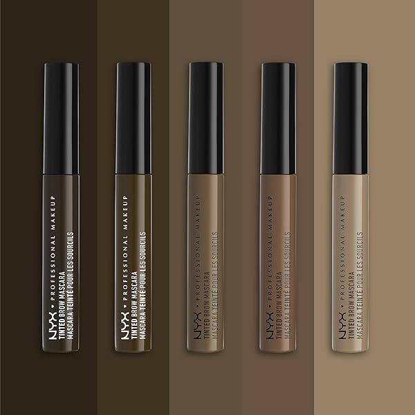 NYX PROFESSIONAL MAKEUP TINTED EYEBROW MASCARA, CHOCOLATE