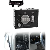 Upgraded Headlight Switch for 1999-2002 Chevy GMC | Fit Silverado Sierra Yukon Tahoe I Replaces# 15755595, D1534G, DS-968