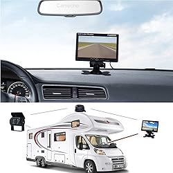 Camecho Vehicle Backup Camera 7" Monitor,18 IR