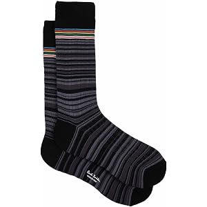 Paul Smith PS, MEN SOCK SHDW SIG MAURY,Black,0