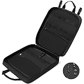 Yorkenbe Large Camp Kitchen Organizer, High Capacity Camping Cooking Utensils Bag, with Paper Towel Holder, Multi-pocket Waterproof Camping Utensils Holder for BBQ Outdoor Cooking Essentials