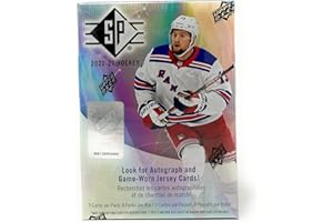 Upper Deck 2020-21 SP Hockey Factory Sealed 8 Pack Blaster Box Collectible Card