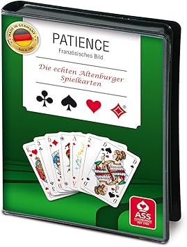 Ass Altenburger Cartes Patience 2 X 55 Cartes Au Format 43 5 X 67 5 Mm Regles Du Jeu Dans Un Etui Film Amazon Fr Jeux Et Jouets
