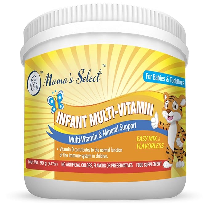 Infant MultiVitamins by Mama's Select for Immune Support, Children's