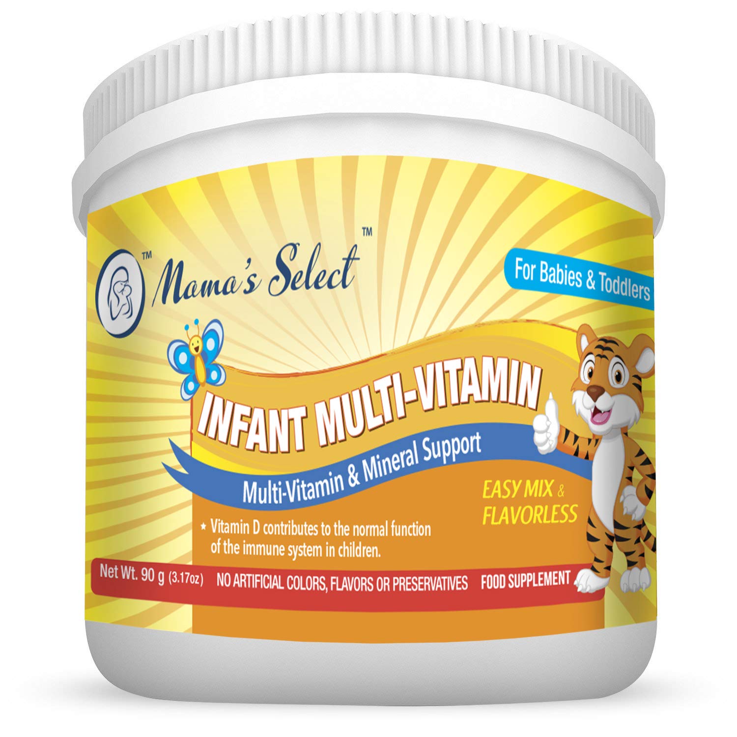 Infant MultiVitamins by Mama’s Select for Immune Support, Children’s