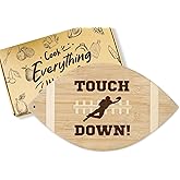 InnoBeta Football Gifts for Men, Football Charcuterie Wood Cutting Board Decor for Super Bowl Hosting Tailgating Essentials Accessories Football Fans, Football Coach Gifts for Men Football Lover