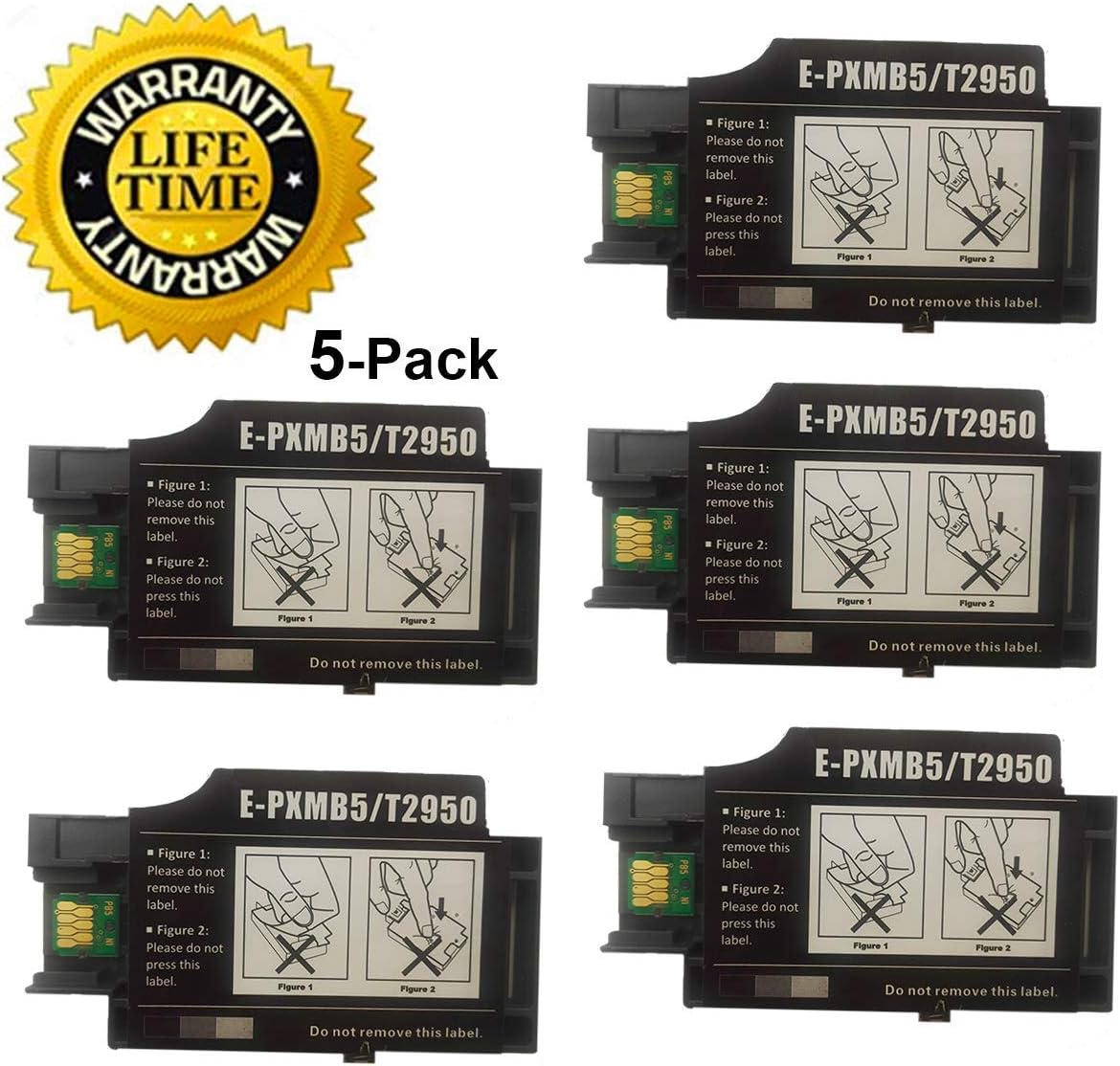 INKWAY Remanufactured T2950 Ink Maintenance Box for Epson Workforce WF-100 WF-100W Inkjet Printer(use with 2661 2670 ink cartridge)