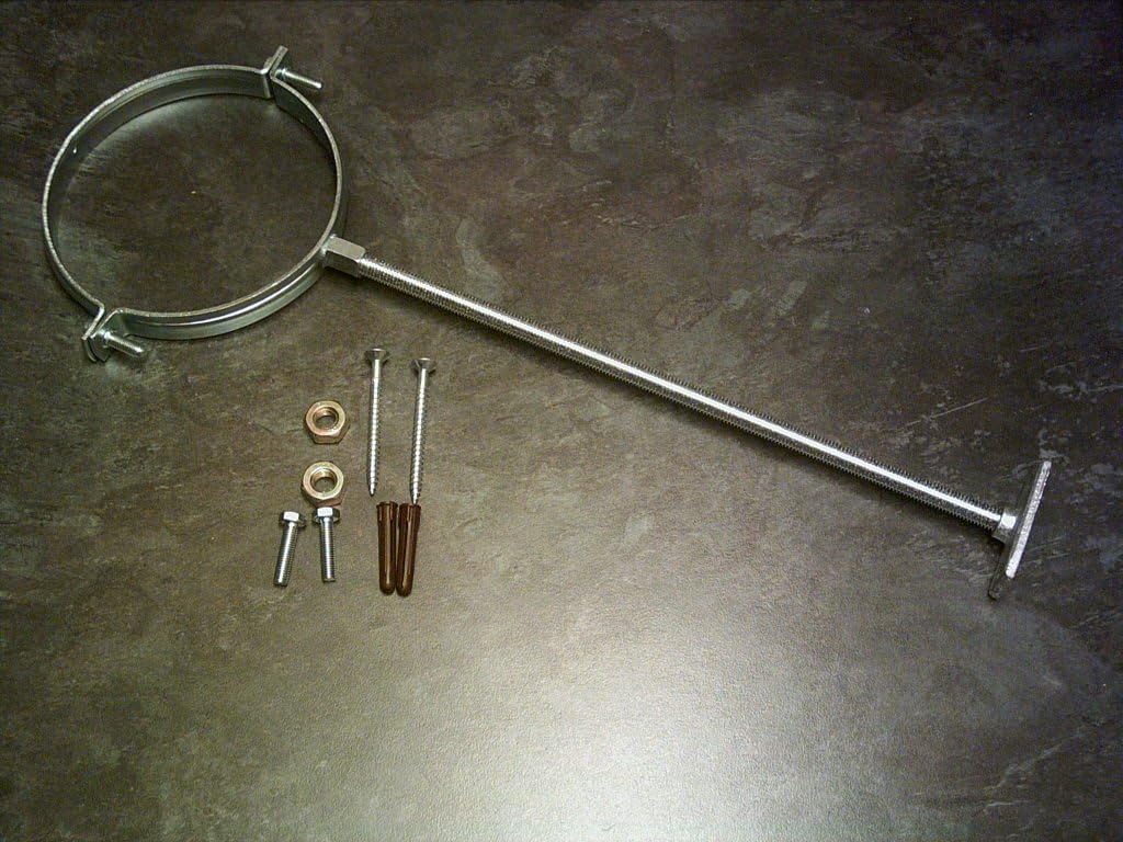 Adjustable 5Inch Wall Bracket for Flue Pipe / Wood Burning Stove