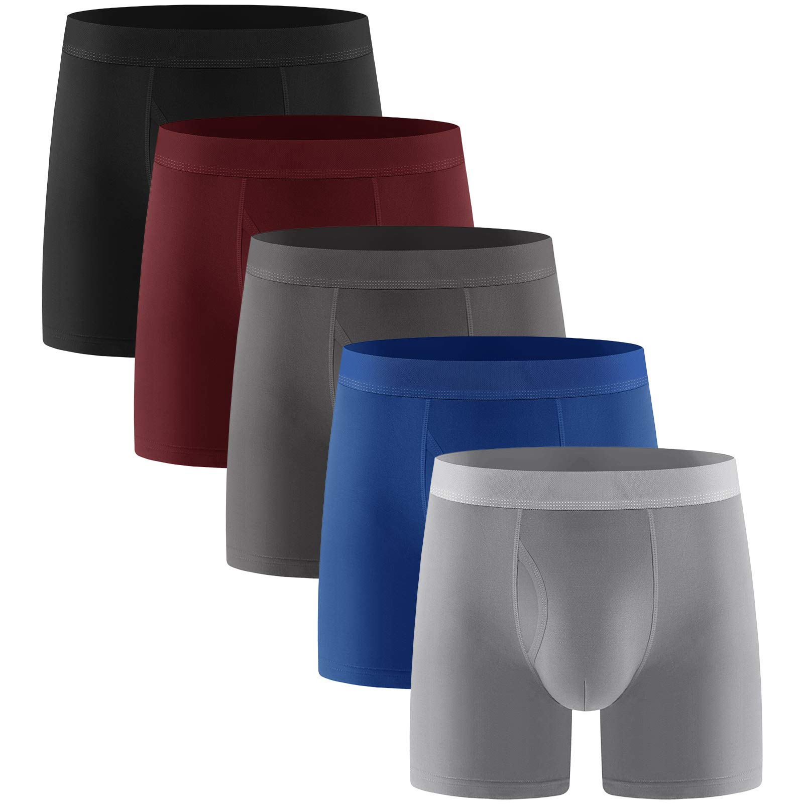 Boxer Briefs Mens Underwear Men Pack of 1-6 Men's Underwear for Men S M L XL XXL