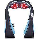 Mo Cuishle Shiatsu Neck Massager for Pain Relief – Deep Kneading Back Shoulder Massage with Heat – Ideal for Valentine’s Day, Christmas, Mother's Day, Father's Day, Gifts for Men Women Mom Dad Her Him