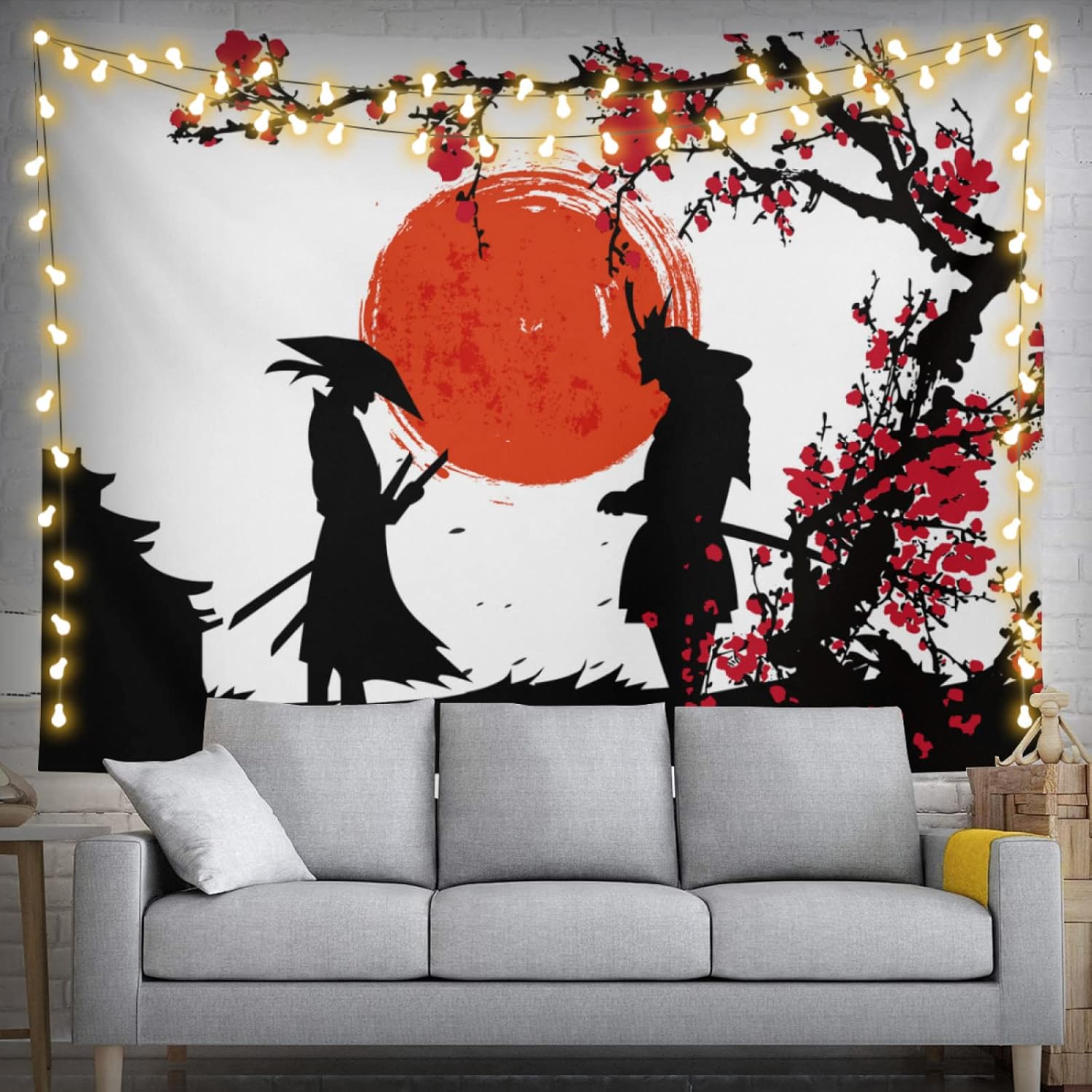 Tapestries - feelacle Japanese Tapestry Anime Samurai Tapestry 60
