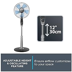 Rowenta Pedestal Fan, 53 Inches, Ultra Quiet