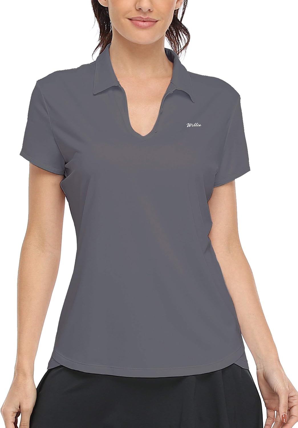Willit Women's Tennis Shirts Golf Polo Shirts Short Sleeve Quick Dry Active Workout Shirts UPF 50+ Running Tops : Sports & Outdoors