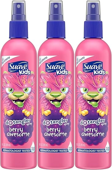 Amazon Com Suave Kids Detangler Spray Berry Awesome 10 Fluid