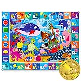 QUOKKA Baby Play Mat for Floor - Ocean ABC Rug for