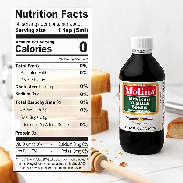 MOLINA MEXICAN VANILLA BLEND EXTRACT – ORIGINAL, 8.3 FL OZ