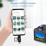 AIYEEN 4-in-1 USB C SD Card Reader Dual Slot OTG Adapter for Micro SD TF (Black) view 7