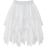 Jastore Girls Sweet Layered Mesh Skirt Party Birthday Dance Princess Skirt