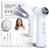 Tonsil Stone Remover Vacuum &ndash; 8 Suction Levels with LED Light, Safety Pause Button &amp; Oral Protection | High-Precision Tonsil Stone Removal Kit with 13 Attachments for Painless Cleaning
