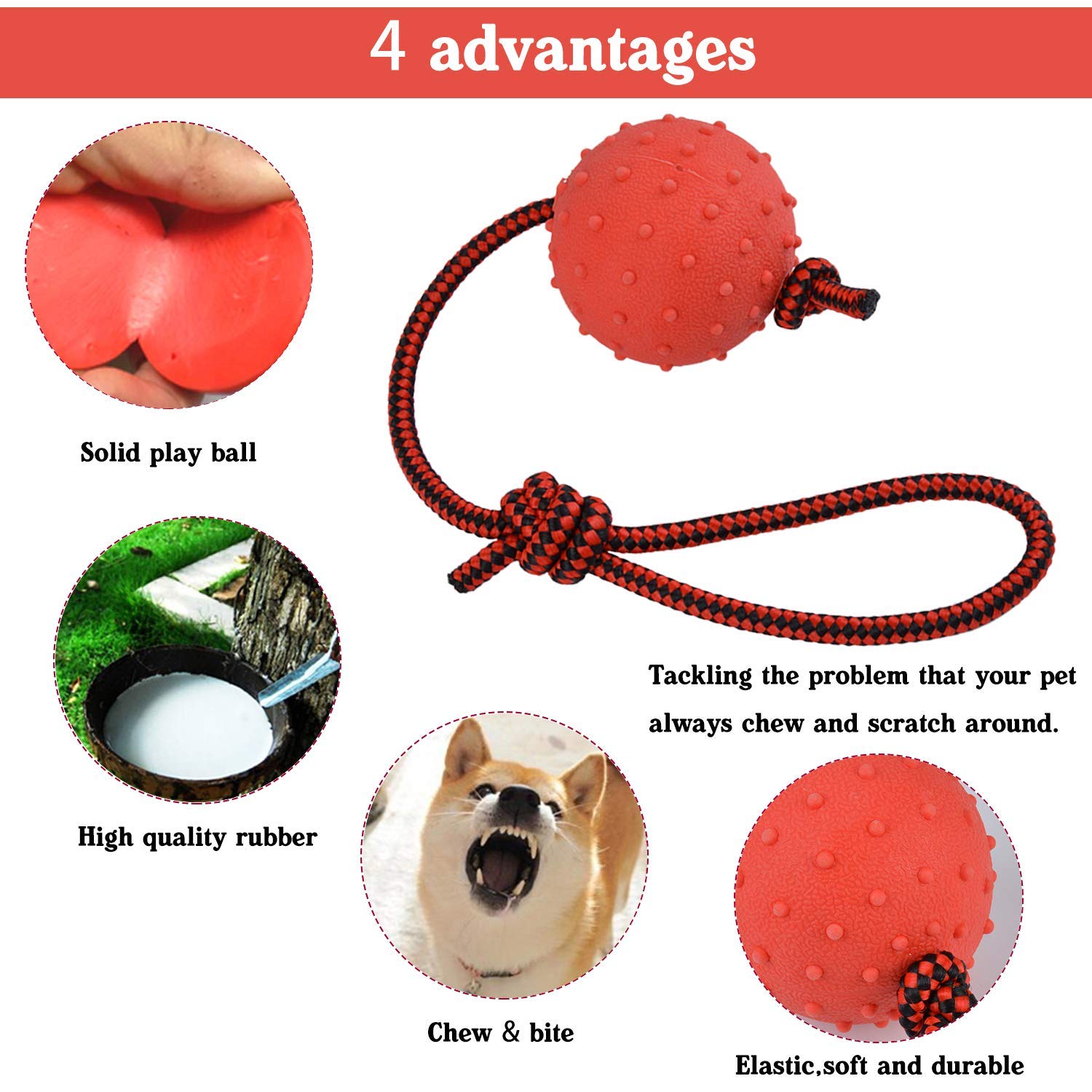 3 Palline Da Tennis Per Cani | Giocattoli Per Animali Domestici - A2ZWORLD